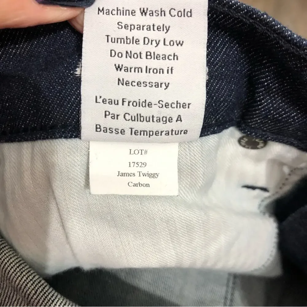 James Jeans Twiggy Skinny Jeans in Carbon 25 EUC